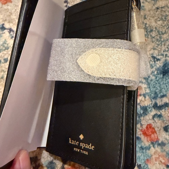 NWT Kate Spade NY Madison Puffy Heart Medium Bifold Wallet Meringue Multi ♠️ NEW - Picture 7 of 16